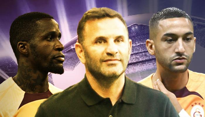 Galatasaray'da Kopenhag maçı öncesi Okan Buruk'tan sürpriz tercih! Hakim Ziyech ve Wilfried Zaha...